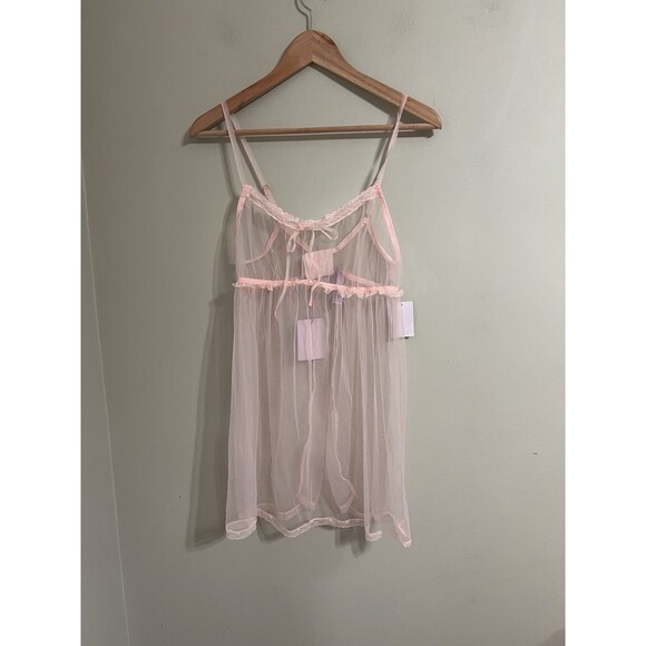 Savage X Fenty Other - Nwt savage x fenty women's babydoll open back , pinky swear size large